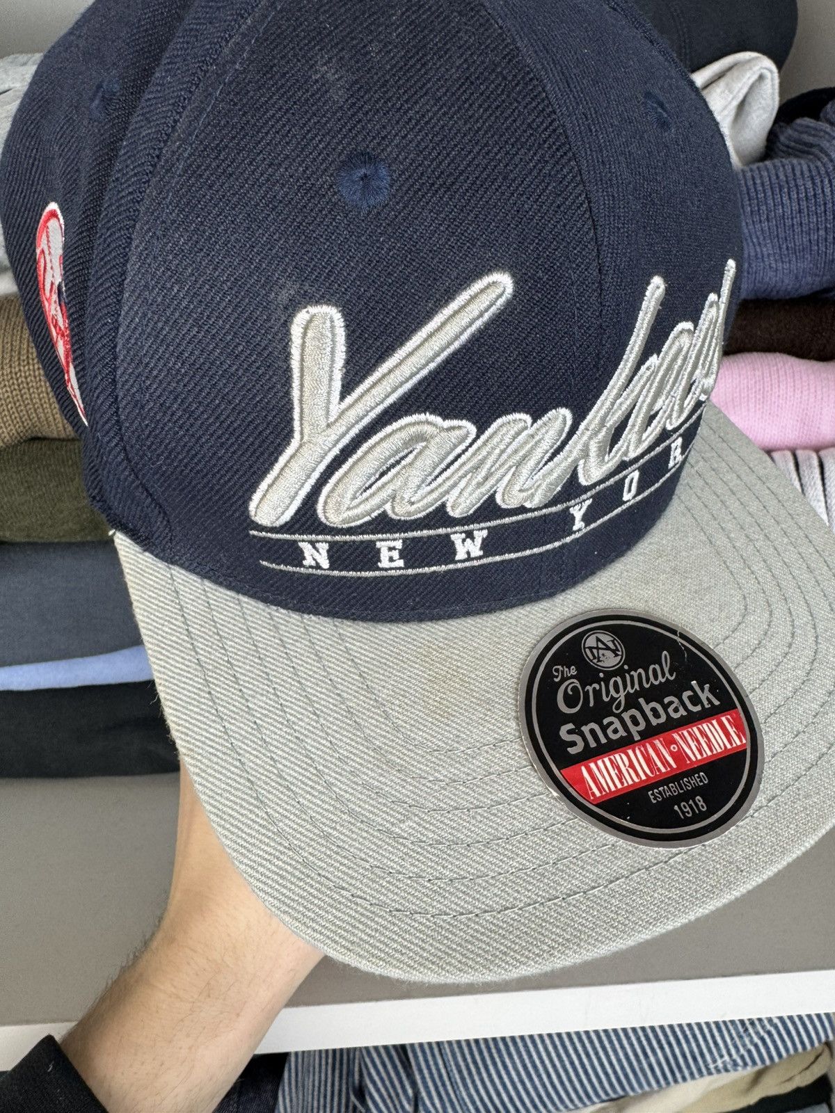 American Needle American Needle New York Yankees Snapback Cap Hat Size ONE SIZE - 3 Thumbnail