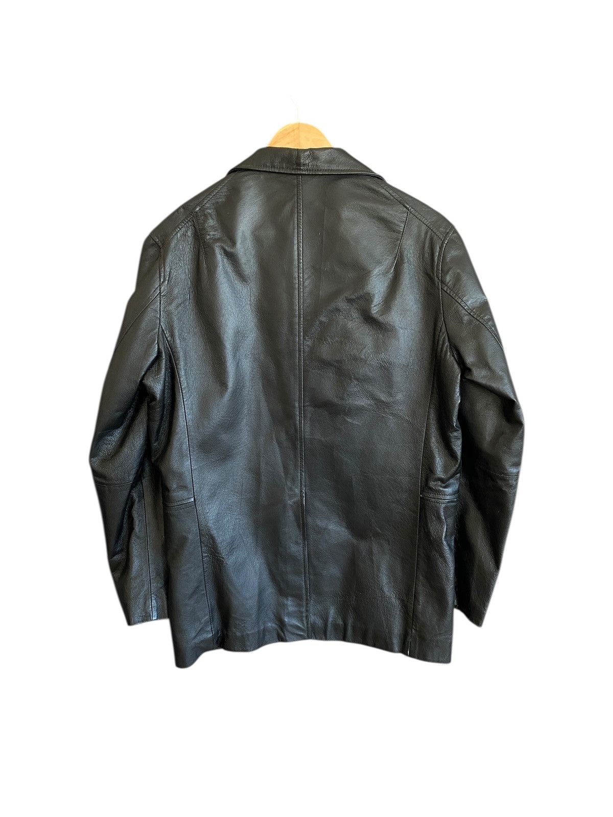 Japanese Brand Vintage Japanese Brand Takaiq Leather Jacket 1990s Size US M / EU 48-50 / 2 - 1 Thumbnail