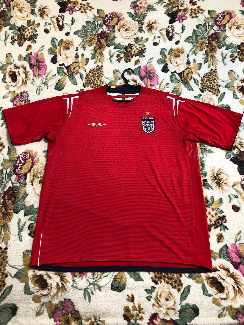 Umbro ENGLAND 2004-2006 AWAY FOOTBALL SHIRT SOCCER JERSEY UMBRO Size US XXL / EU 58 / 5 - 1 Thumbnail