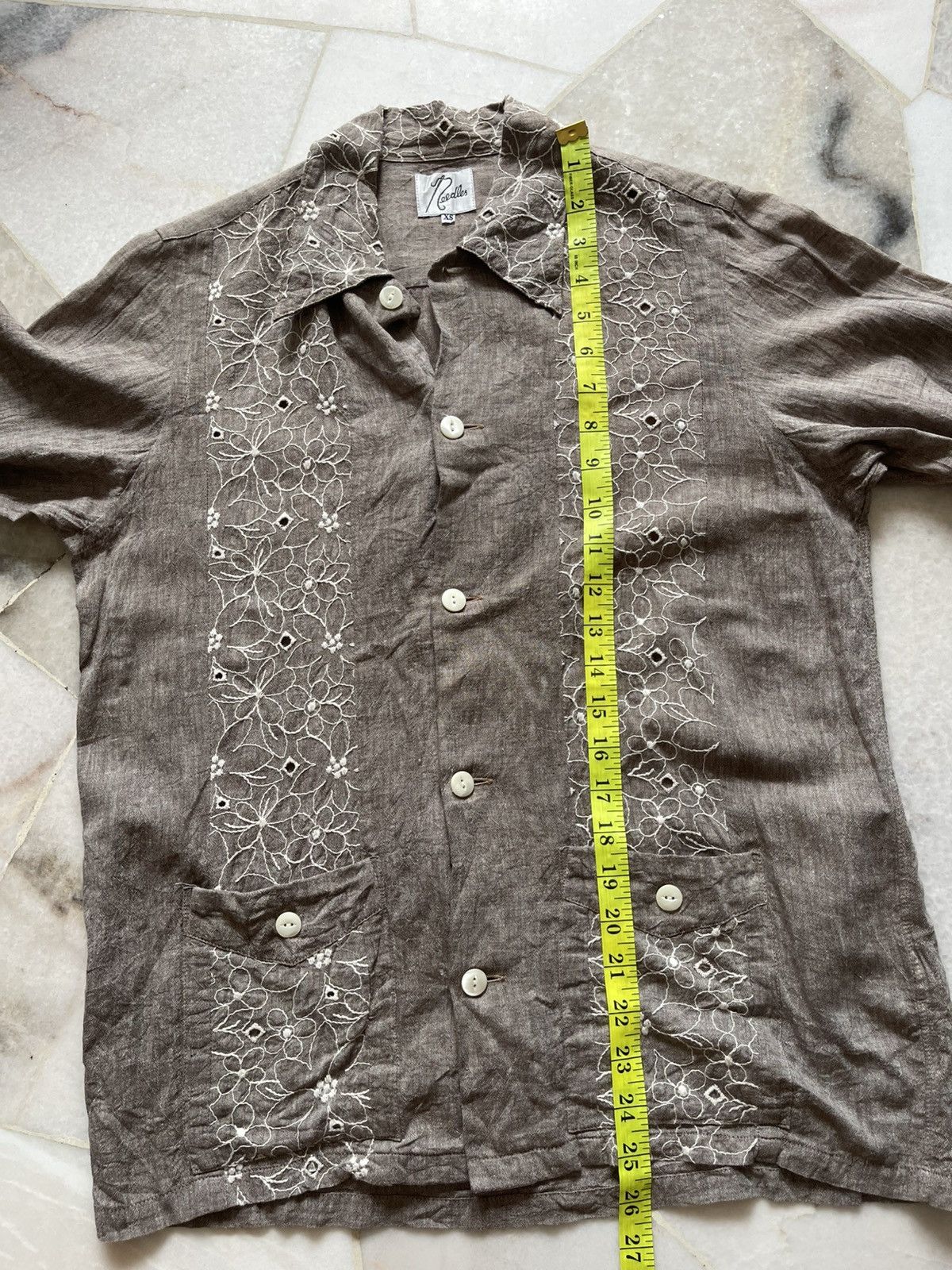 Needles Needless Flower embroidered Button Up Size US S / EU 44-46 / 1 - 14 Thumbnail