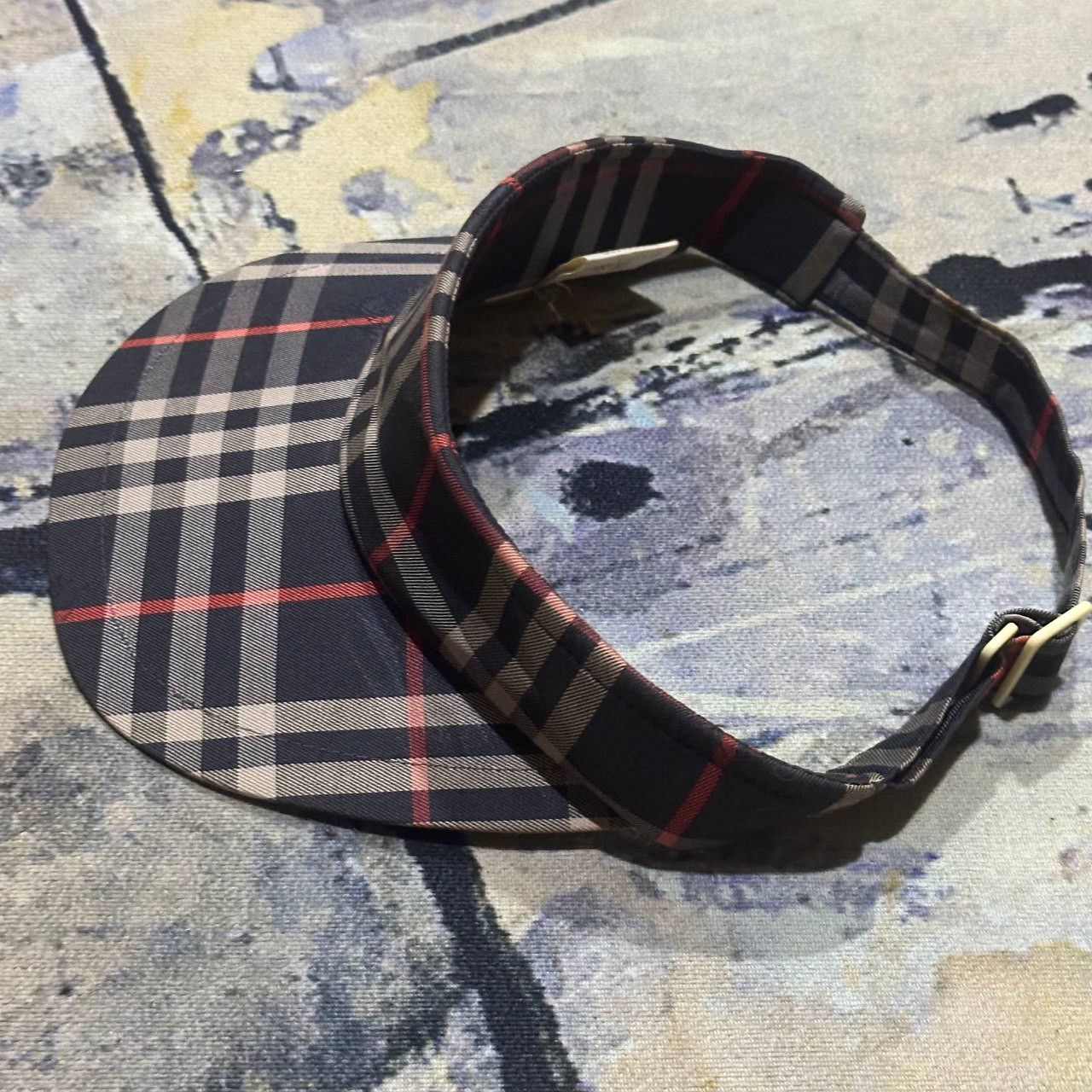 Burberry Vintage Burberry Nova Check Golf Visor Cap Size ONE SIZE - 5 Thumbnail