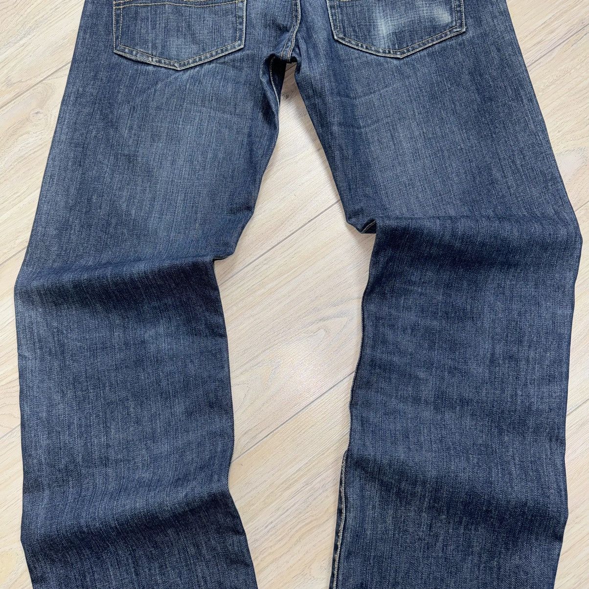 Vintage Rare Vintage Woolrich Outdoor Essential Blue Denim Jeans Size US 31 - 19 Thumbnail