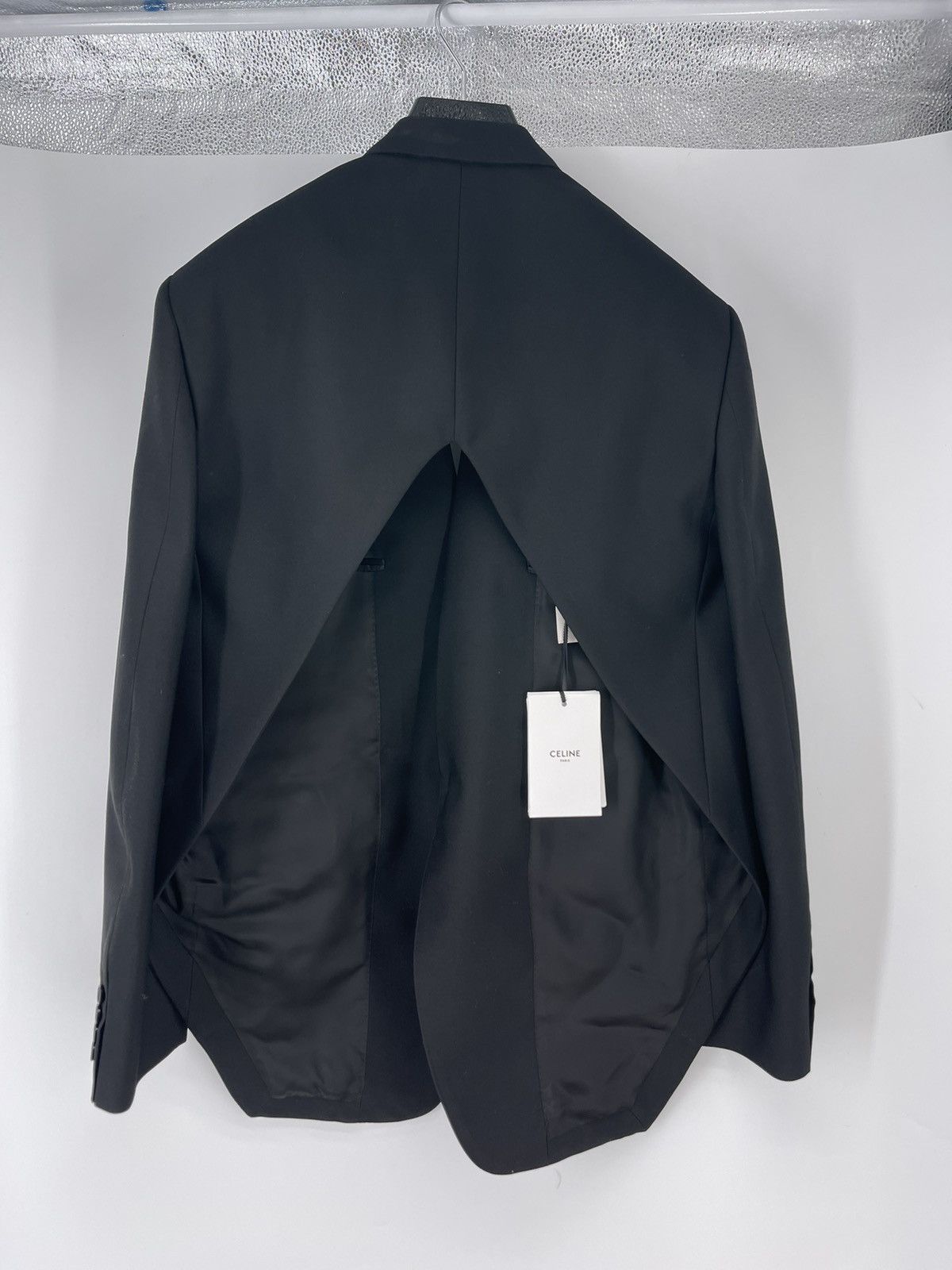 Celine CELINE Boxy Diamond Jacket Size 50 Size 50R - 4 Thumbnail