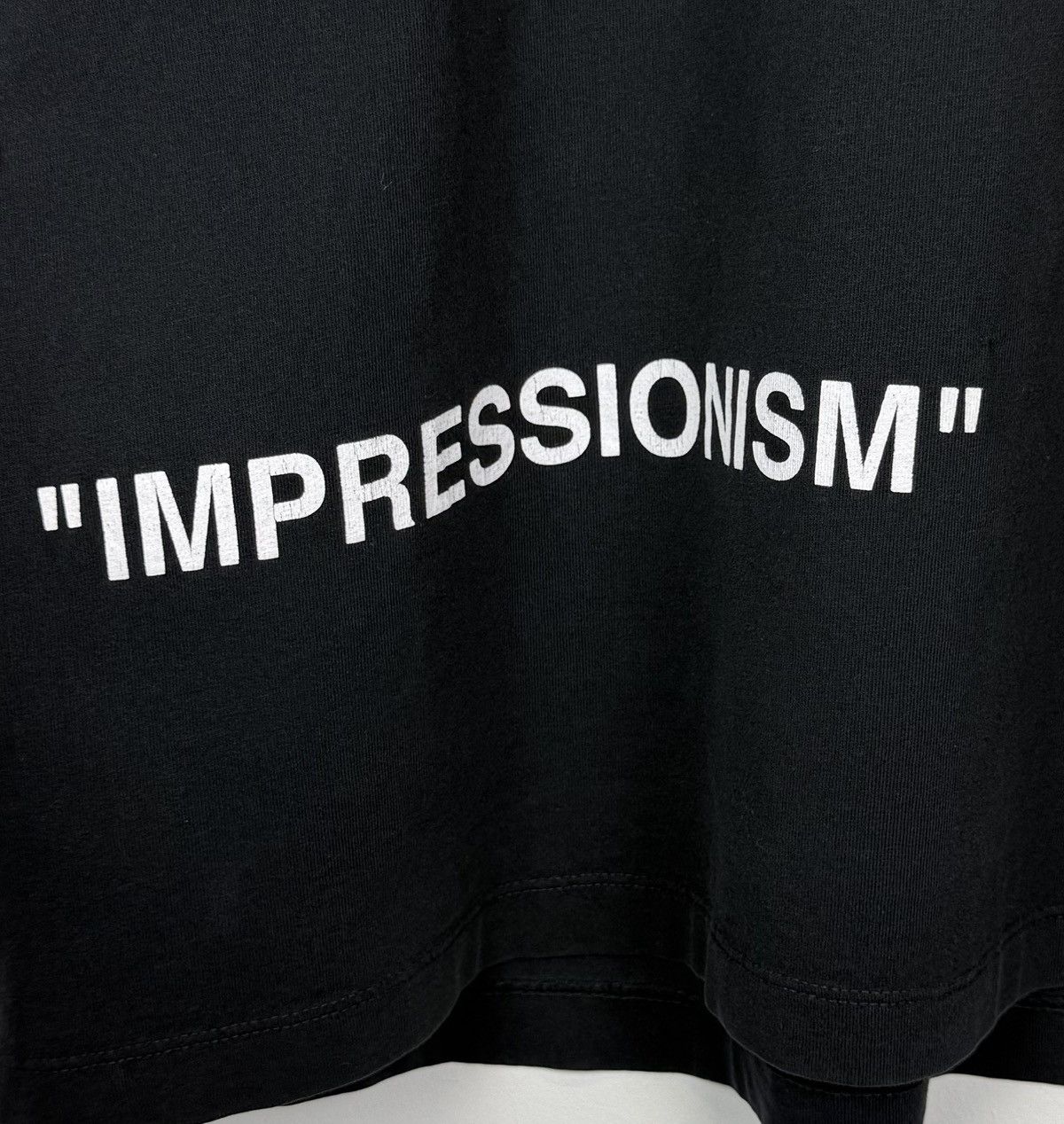 Off-White Off-White Impressionism Virgil Abloh Main Label 2013 T-shirt Size US L / EU 52-54 / 3 - 11 Thumbnail