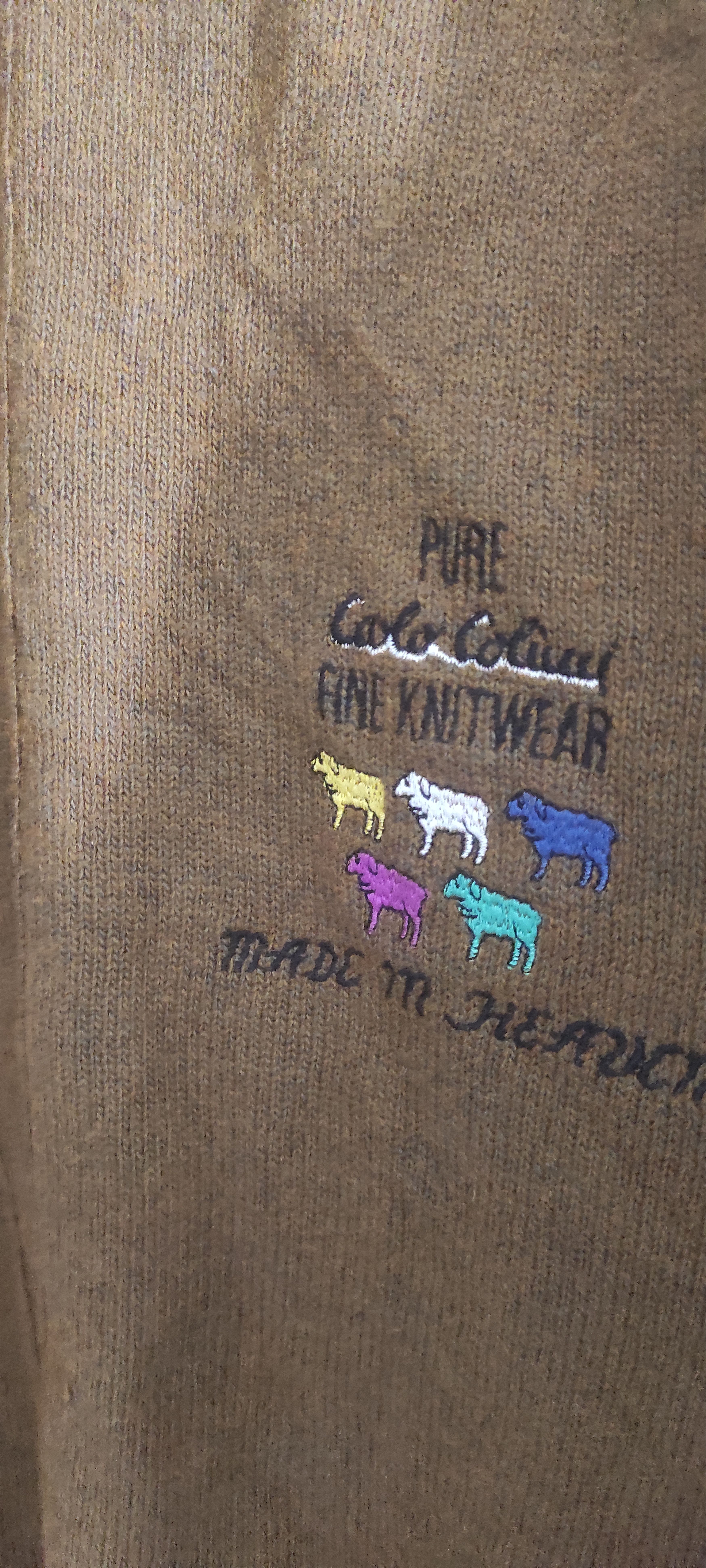 Carlo Colucci CARLO COLUCCI Jumper Graphic Sheep Wool KnitWear Sweater Size US XL / EU 56 / 4 - 4 Thumbnail