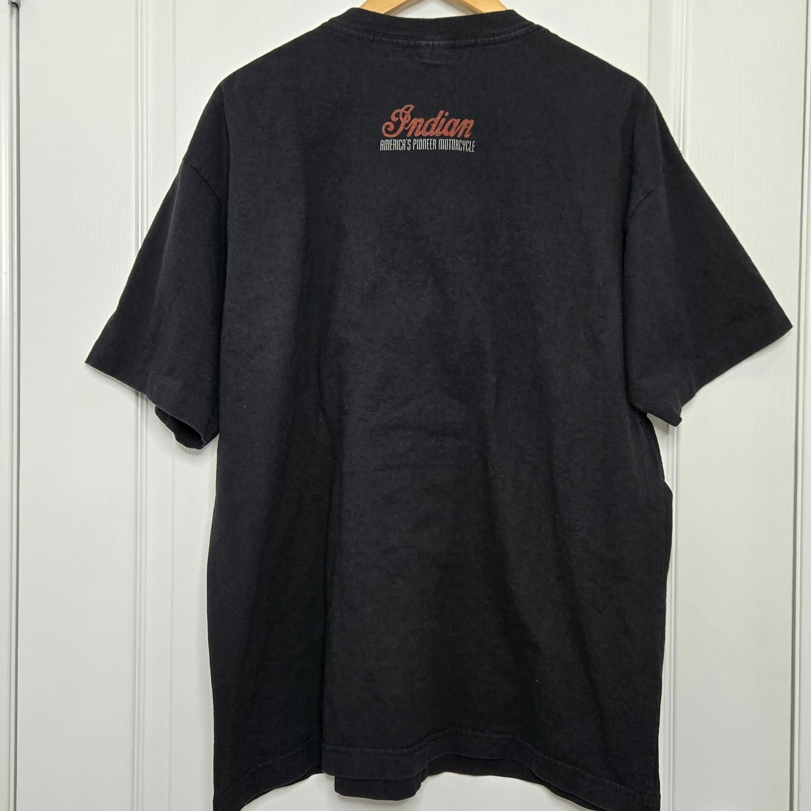 Indian Motorcycle Vintage Indian Motorcycle Shirt Men's Large Tee Black Size US M / EU 48-50 / 2 - 4 Thumbnail