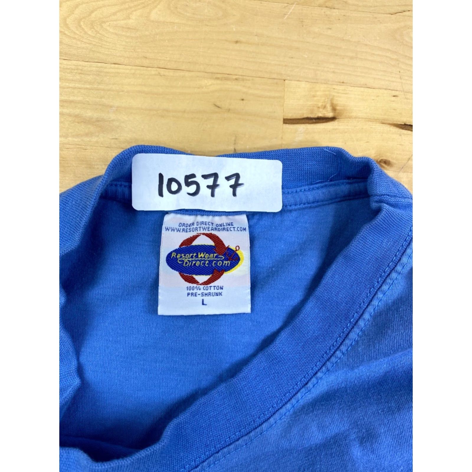 Vintage Vintage 90s Resort Wear T Shirt Mens L Blue Bahamas Crew Neck Short Sleeve 10577 Size US L / EU 52-54 / 3 - 3 Thumbnail