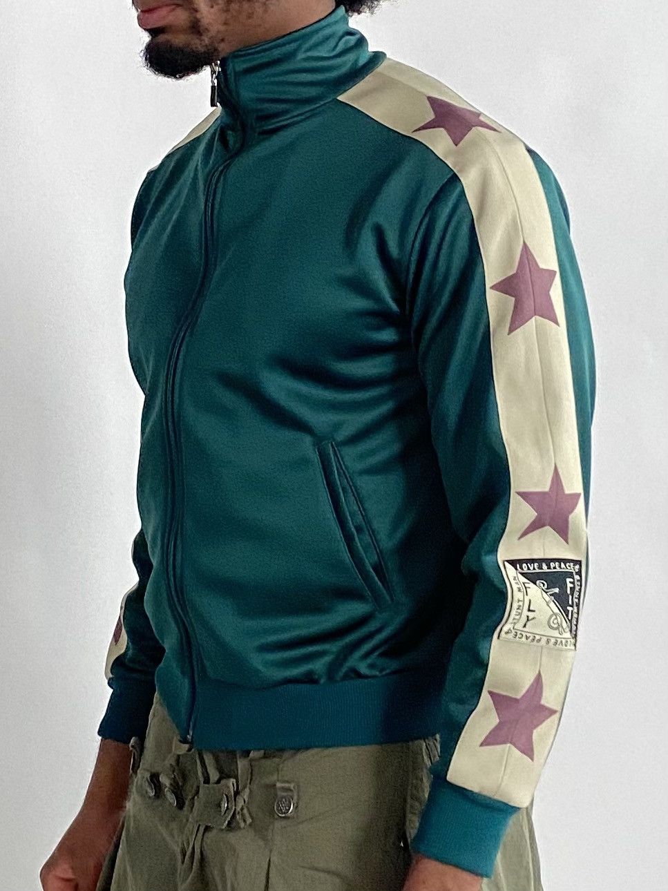 Kapital Kapital Stuntman Smooth Jersey Star Track Jacket Size US S / EU 44-46 / 1 - 3 Thumbnail