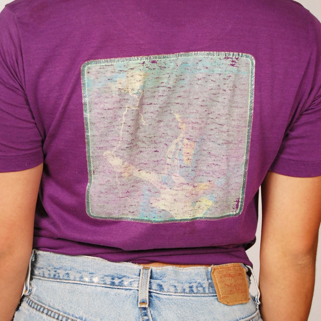 Vintage 80s Grateful Dead shirt (M) purple single stitch medium Size US M / EU 48-50 / 2 - 8 Thumbnail