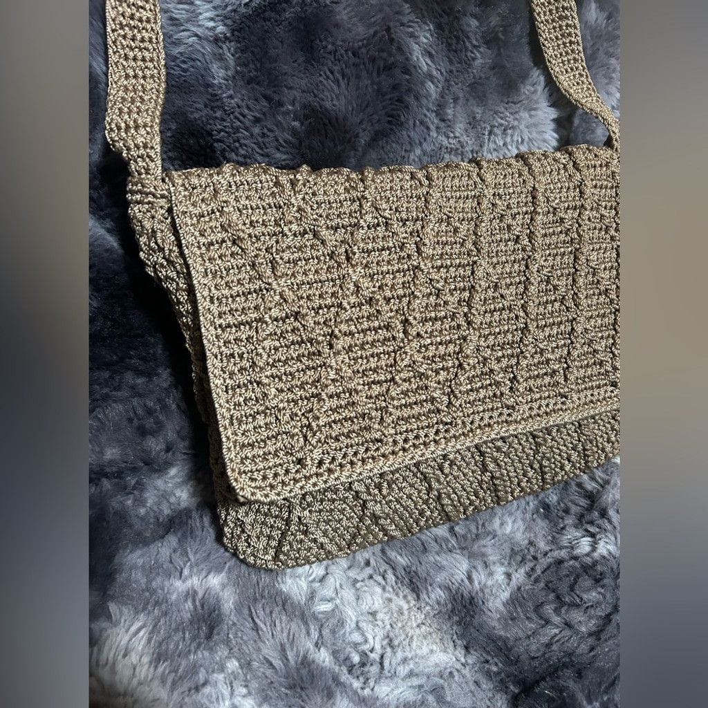The Sak The Sak brown crochet purse #crochet #boho #festival Size ONE SIZE - 1 Thumbnail