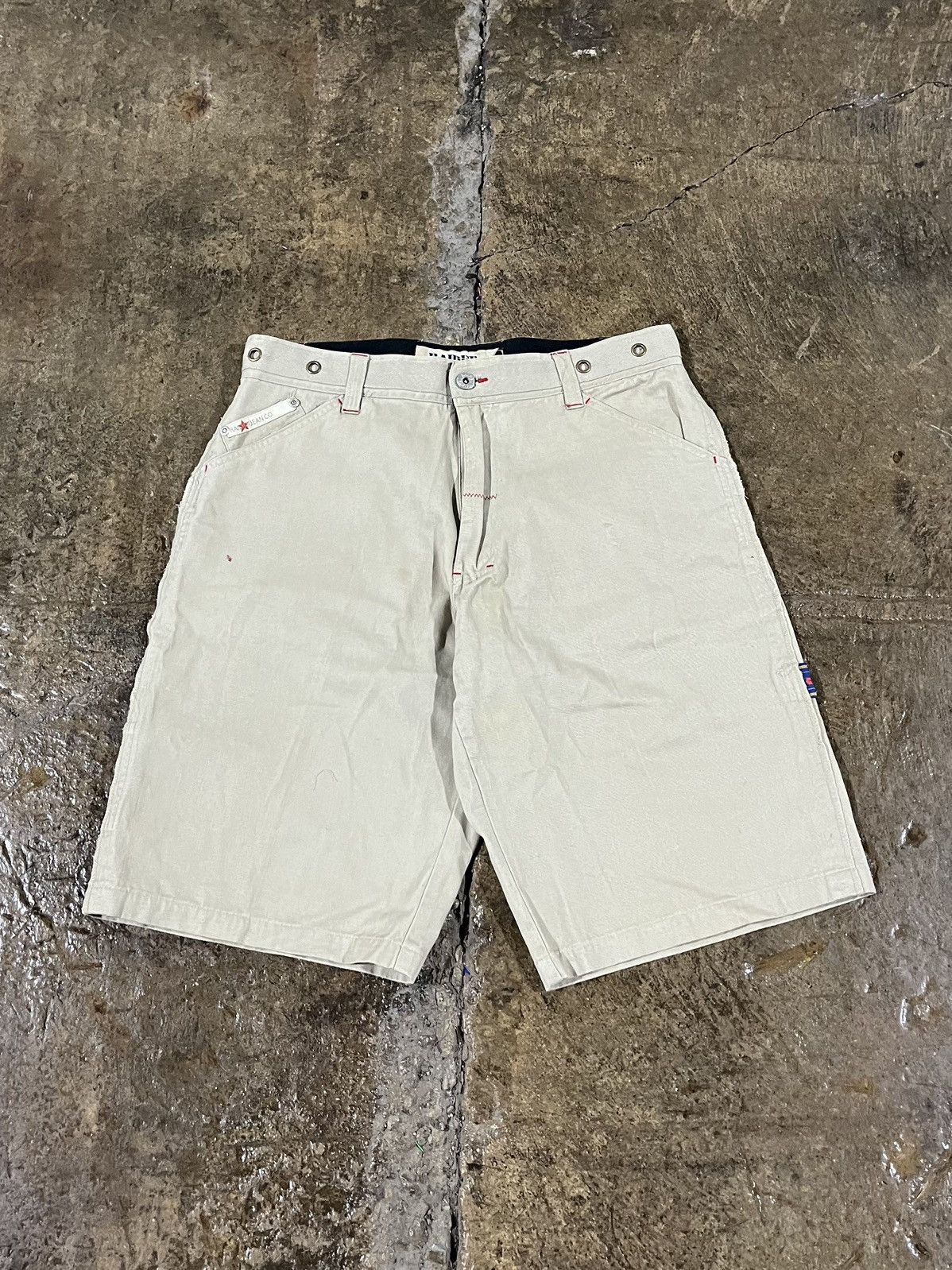 Carhartt × JNCO × Vintage Crazy Vintage Y2K Raider Carpenter Shorts Baggy Skater JNCO Size US 32 / EU 48 - 2 Thumbnail