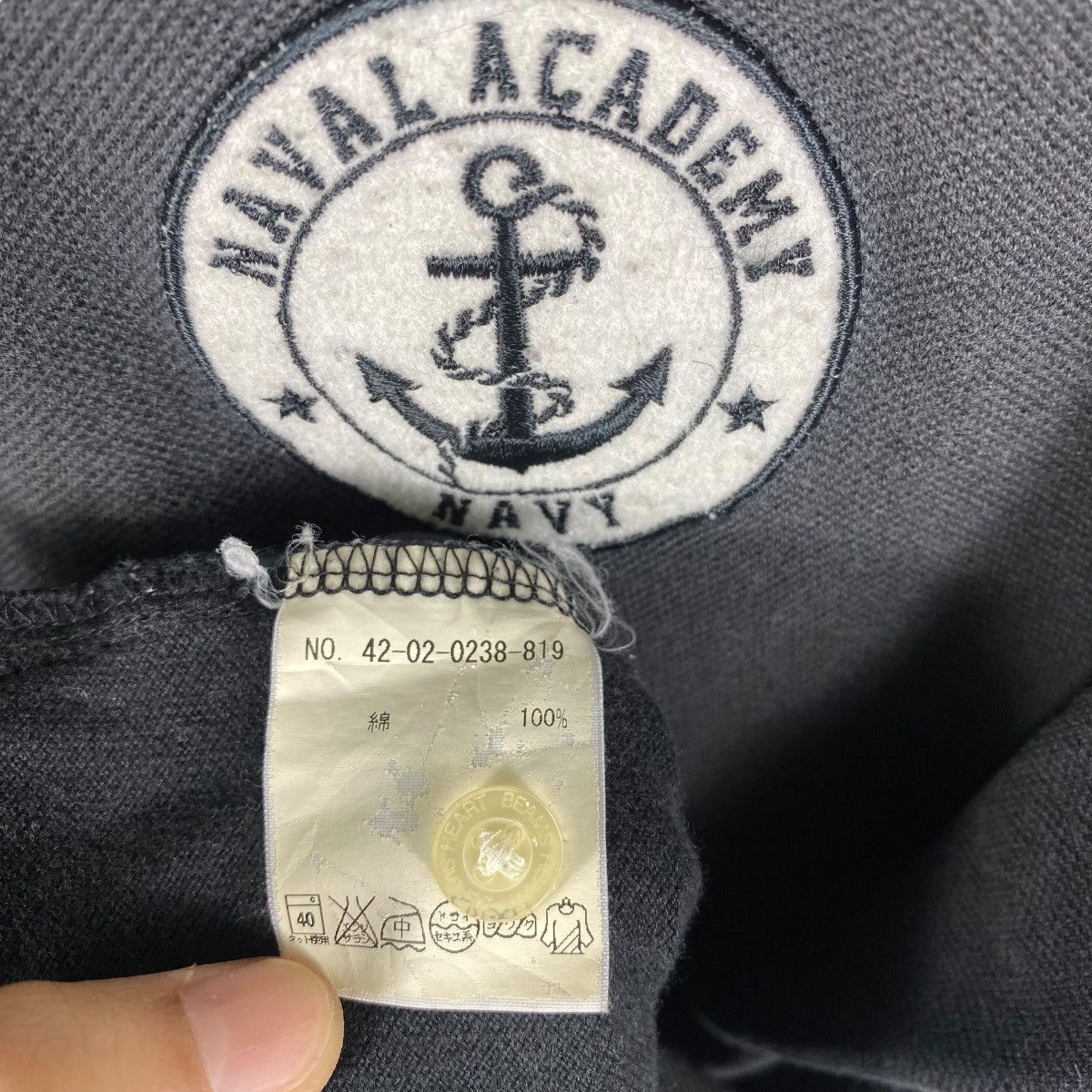 Beams Japan Japanese Brand BEAMS HEART Naval Academy Faded Polo Shirt Size US M / EU 48-50 / 2 - 6 Thumbnail
