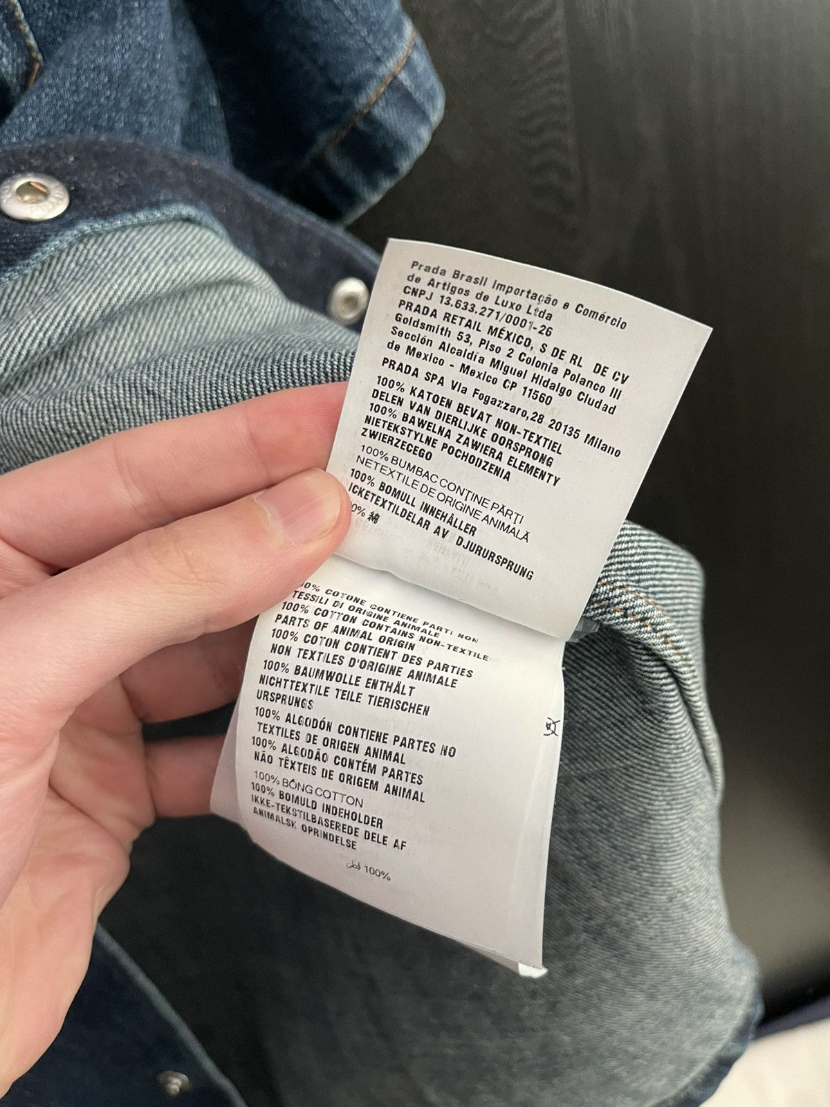 Prada Denim Shirt Size US S / EU 44-46 / 1 - 7 Thumbnail