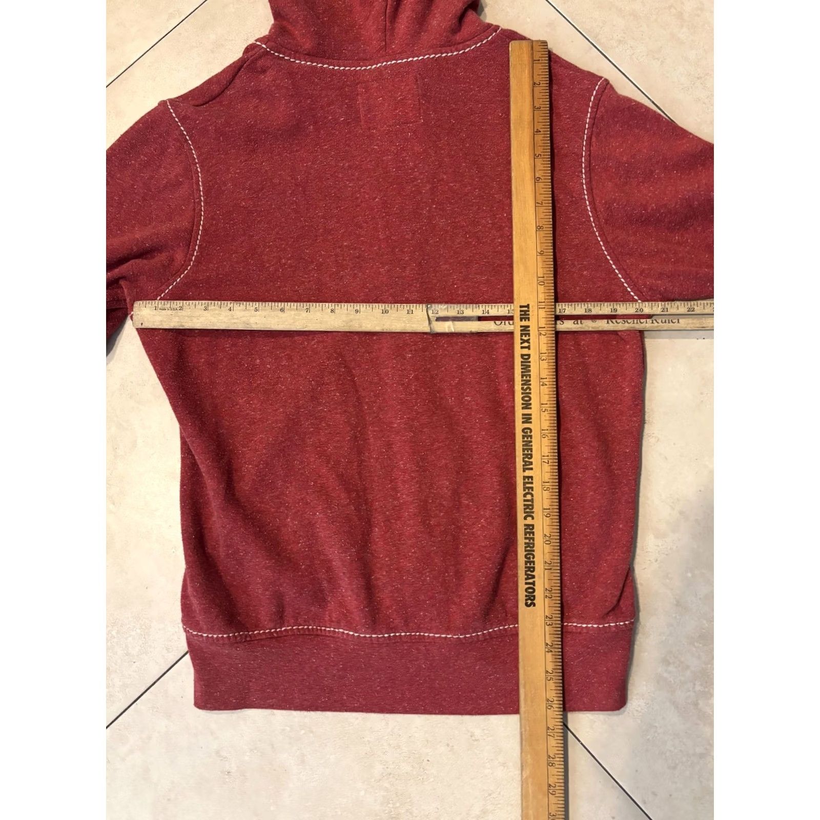 True Religion True Religion Hoodie Mens M Red Full Zip Fleece Horseshoe Logo Sweatshirt Size US M / EU 48-50 / 2 - 6 Thumbnail
