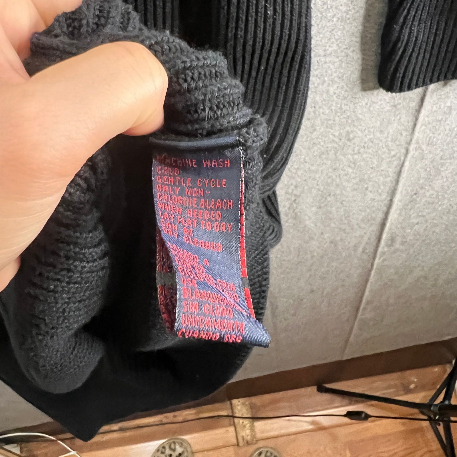 Ralph Lauren Ralph Lauren 100% Cotton Black Size L Knit Ribbed Size L / US 10 / IT 46 - 5 Thumbnail