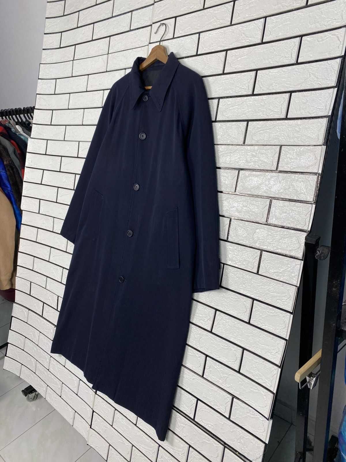 Yohji Yamamoto 🔥VINTAGE LONG JACKET FLY BUTTON LQ Y’S FOR MEN Size US M / EU 48-50 / 2 - 2 Thumbnail