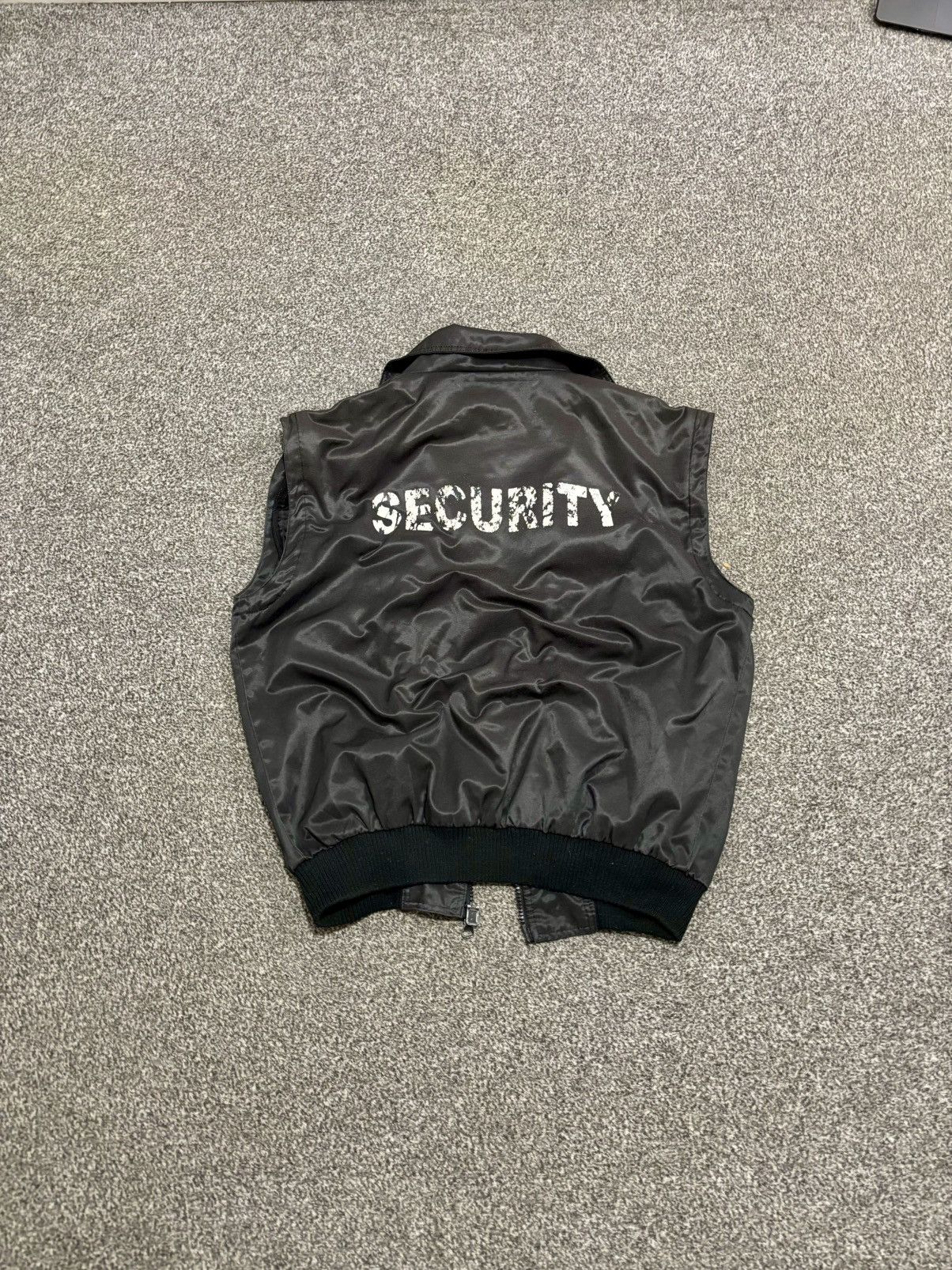 Vintage Archive Security Faded Cargo Vest Size US L / EU 52-54 / 3 - 1 Thumbnail
