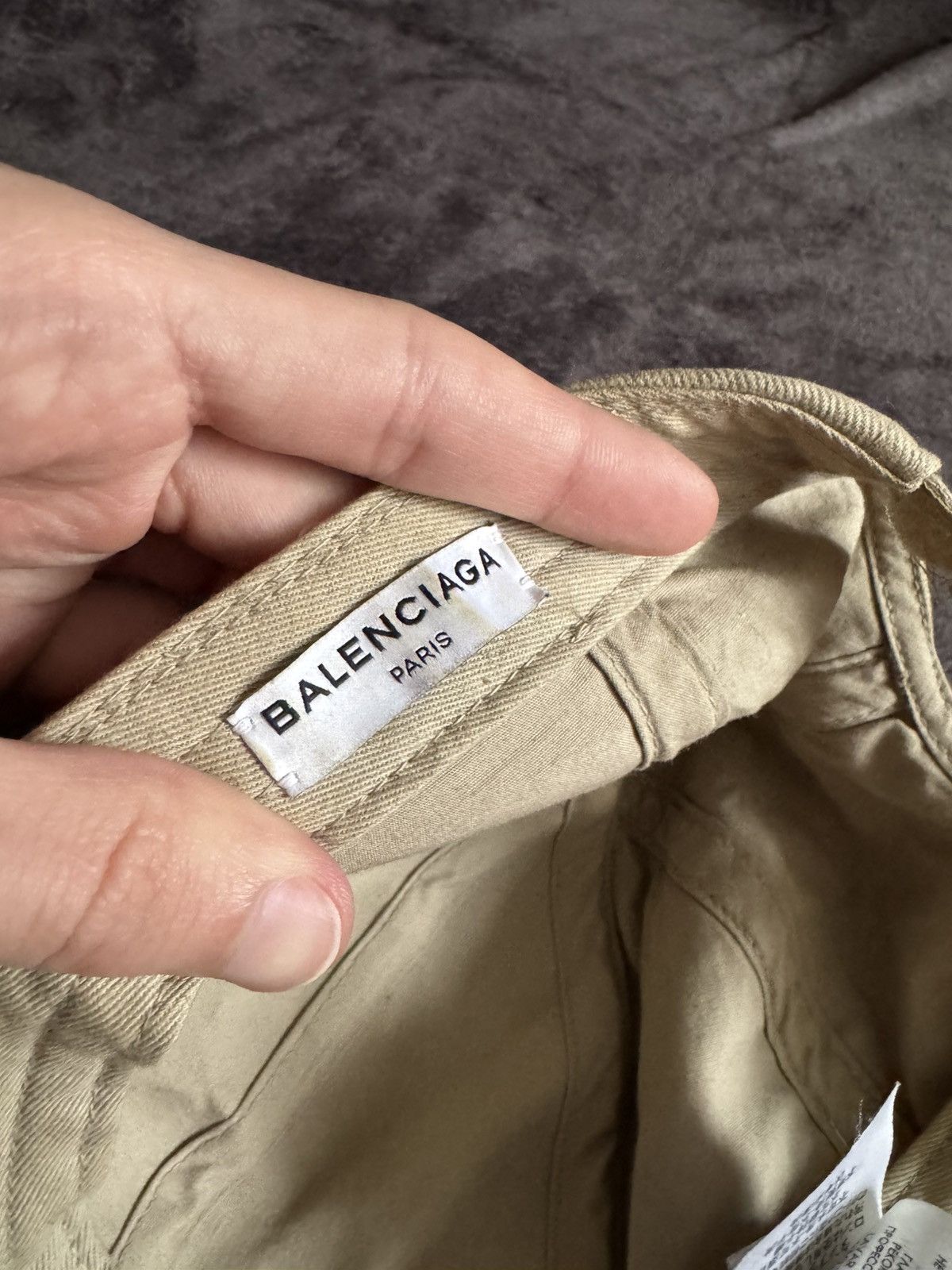 Balenciaga Rare ballenciaga beige cap logo Size ONE SIZE - 11 Thumbnail