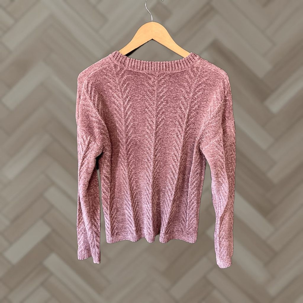 Orvis Orvis Womens Pink Knit Ribbed Soft Pullover Sweatshirt Size Small NWT Size S / US 4 / IT 40 - 1 Thumbnail