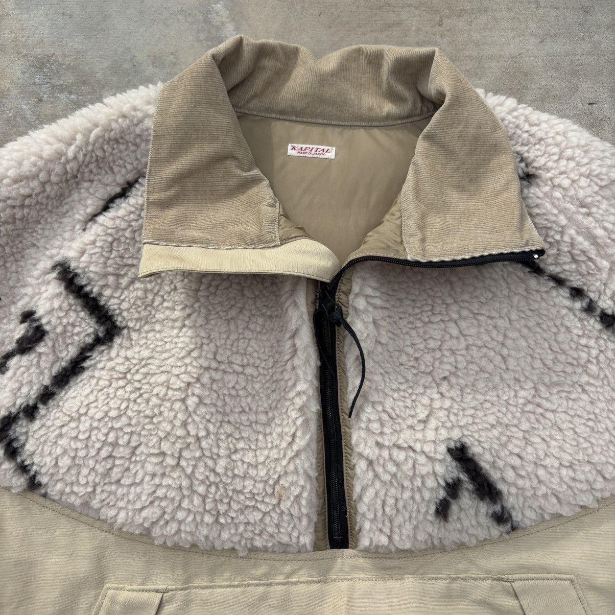 Kapital × Kapital Kountry Kapital Boa Fleece Anorak -Beniwaren Pattern Size US L / EU 52-54 / 3 - 3 Thumbnail