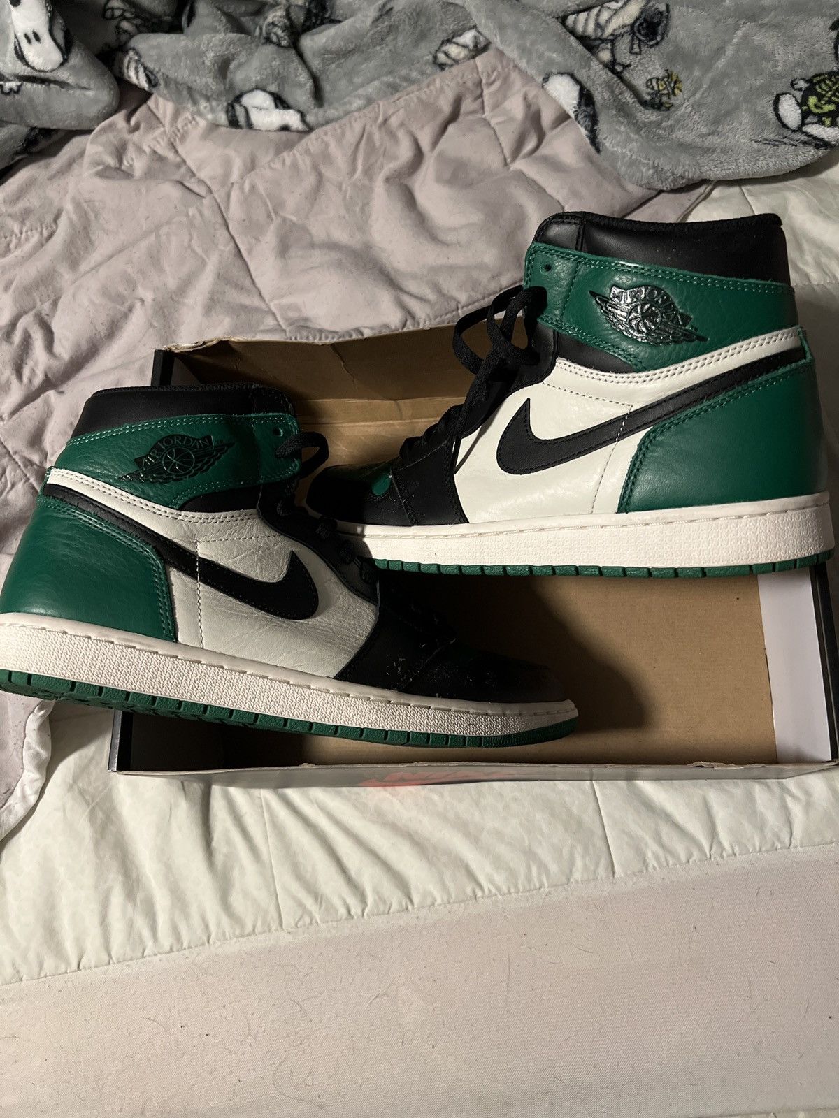 image of Jordan Nike Jordan 1 Pine Green 2018 Shoes, Men's (Size 11)