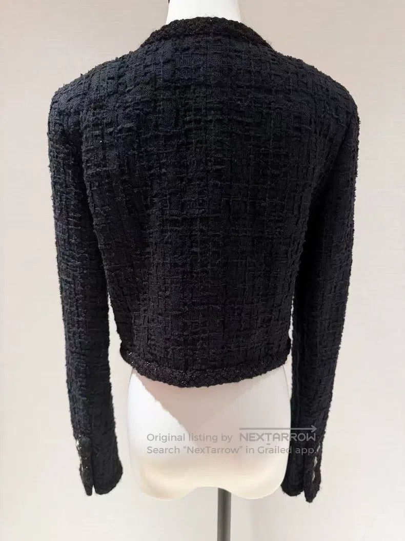 Chanel Chanel 20B Autumn and Winter Preview Series Black Tweed Fi Size XS / US 0-2 / IT 36-38 - 2 Thumbnail