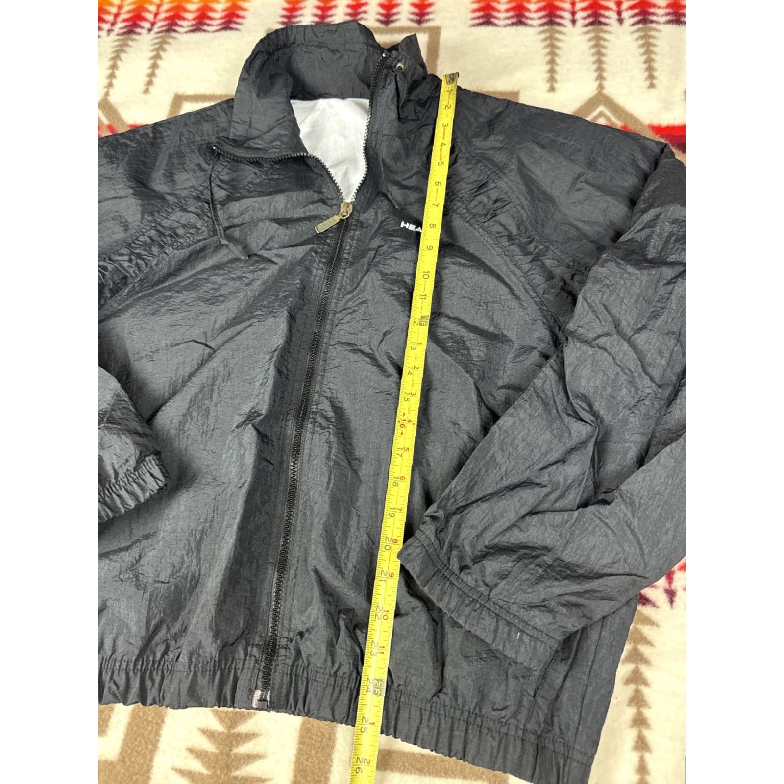Vintage VINTAGE Head Tennis Windbreaker Jacket Mens L Black Measurements Size US L / EU 52-54 / 3 - 3 Thumbnail