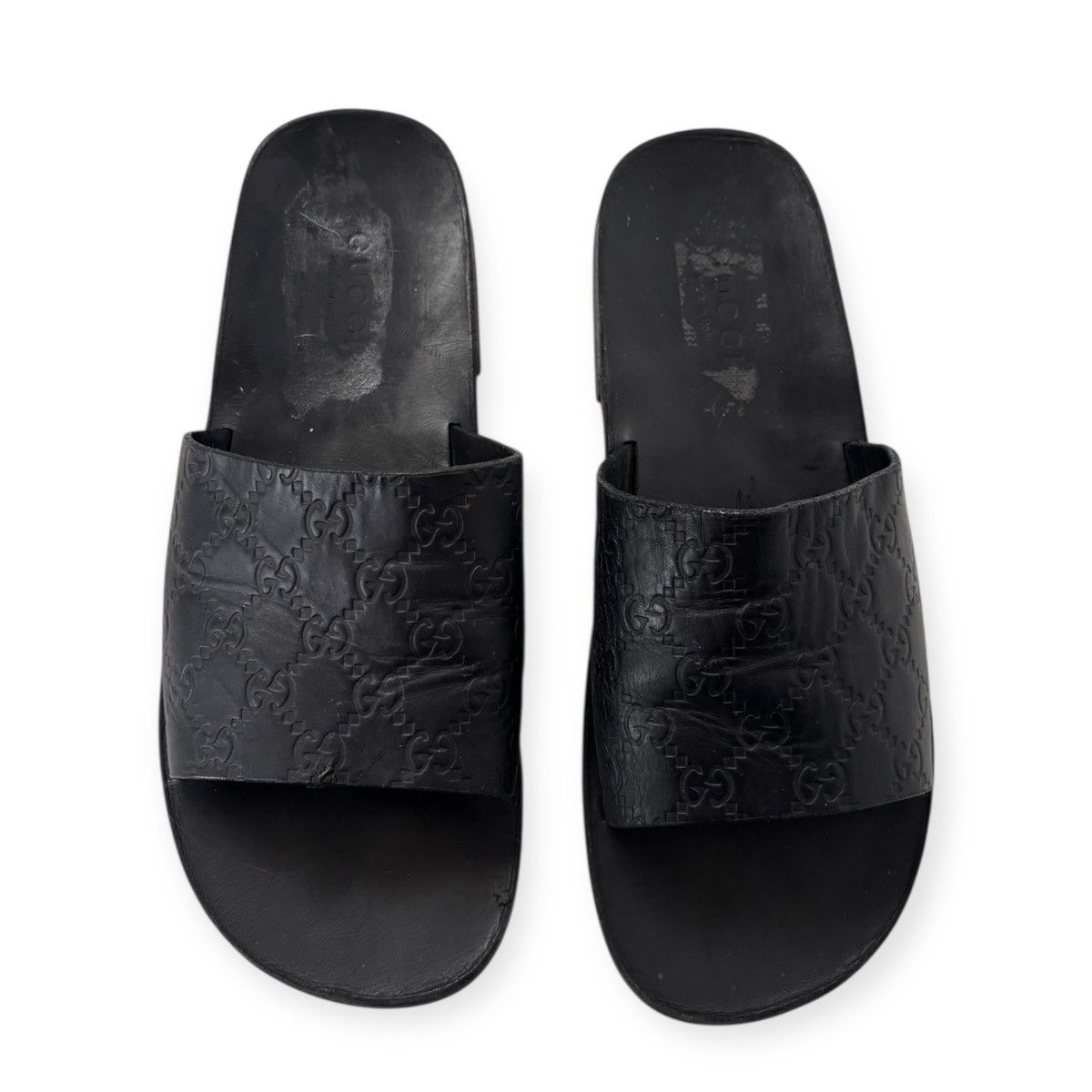 Gucci Gucci by Tom Ford Monogram leather slippers Size US 9 / EU 42 - 3 Thumbnail