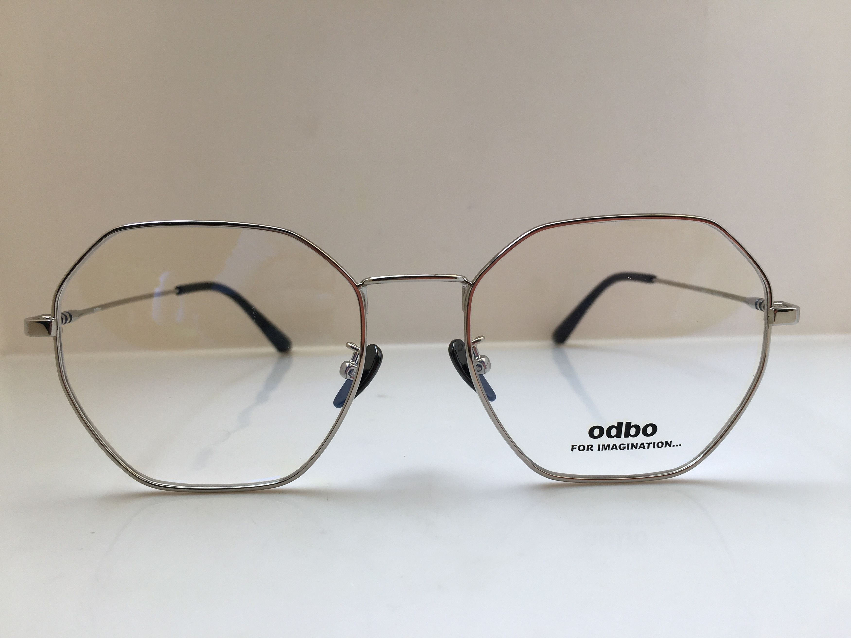 Other odbo 29307 Silver Polygon Eyeglasses Frame Size ONE SIZE - 1 Thumbnail