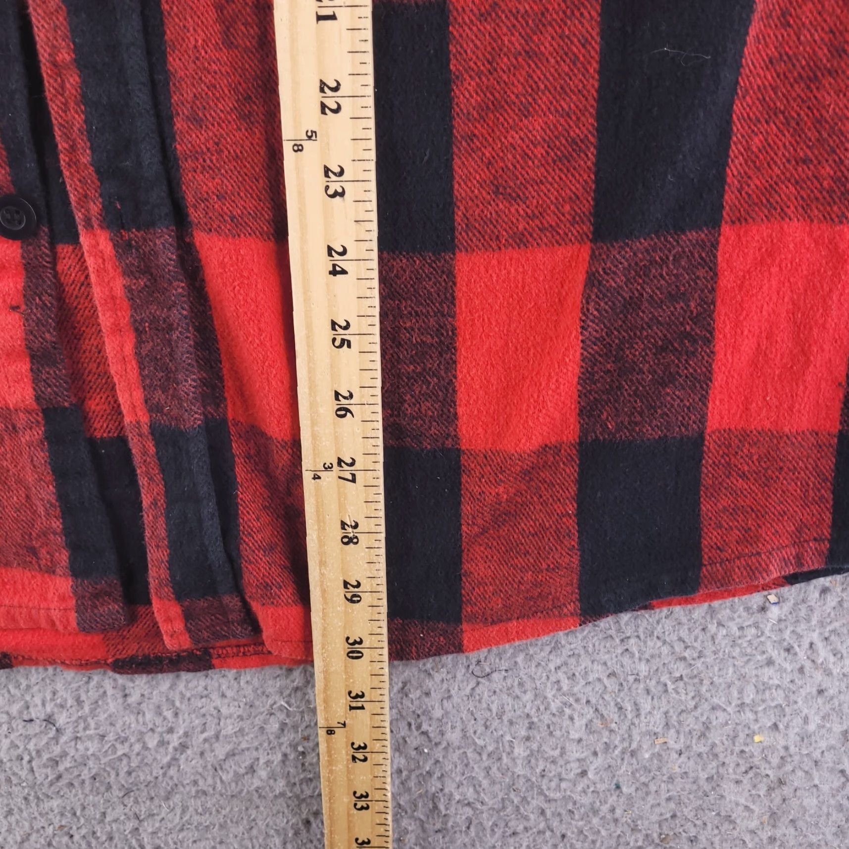 Vintage Trail Crest Shirt Mens XL Red 100% Cotton Long Sleeve Plaid Flannel Button-Up Size US XL / EU 56 / 4 - 6 Thumbnail