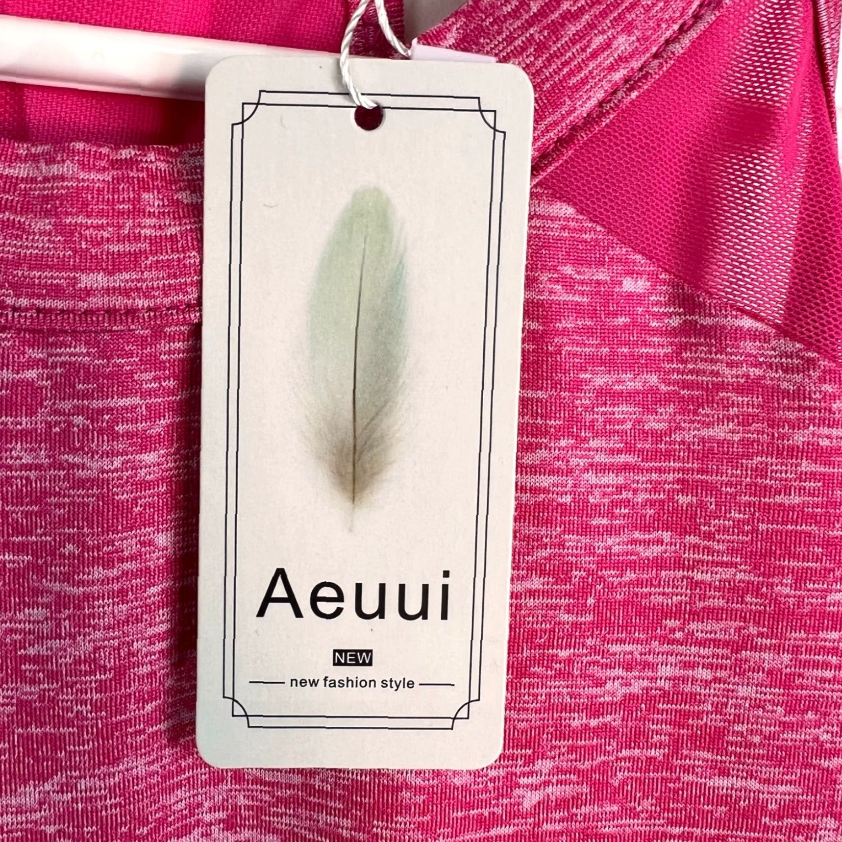 Pinko Aeuui Sports Tank Top Womens XL Pink Heather Poly Spandex Size XL / US 12-14 / IT 48-50 - 4 Thumbnail