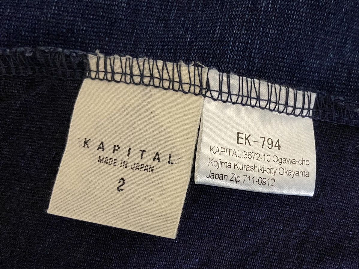 Kapital Kountry KAPITAL KOUNTRY BONE pattern Indigo dyeing sweat shirt Size US M / EU 48-50 / 2 - 8 Thumbnail