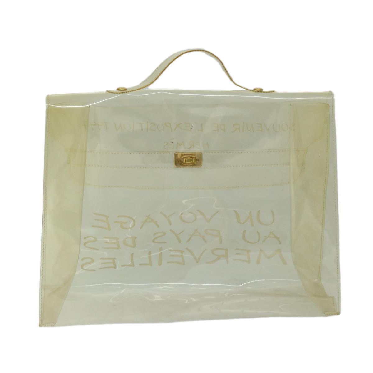 Hermes HERMES Vinyl Kelly Hand Bag Vinyl Clear Size ONE SIZE - 3 Thumbnail