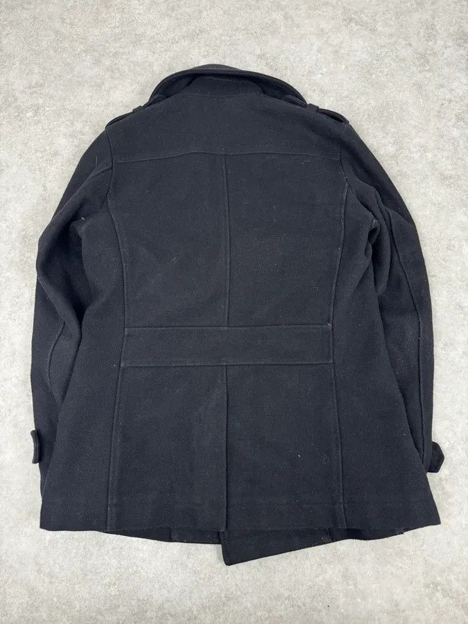 Diesel 2000s Diesel Black Wool Cabana Buttoned Jacket Size US S / EU 44-46 / 1 - 4 Thumbnail
