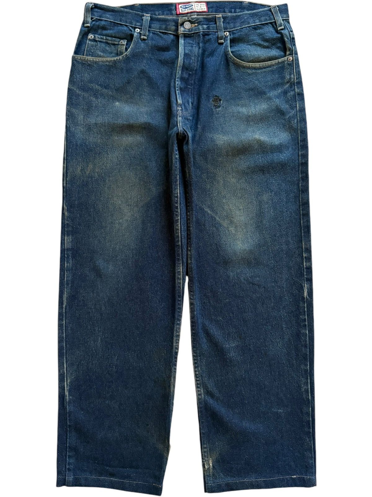 Japanese Brand Vintage Japanese Brand Mud Wash Distressed Baggy Jeans Size US 37 - 1 Thumbnail