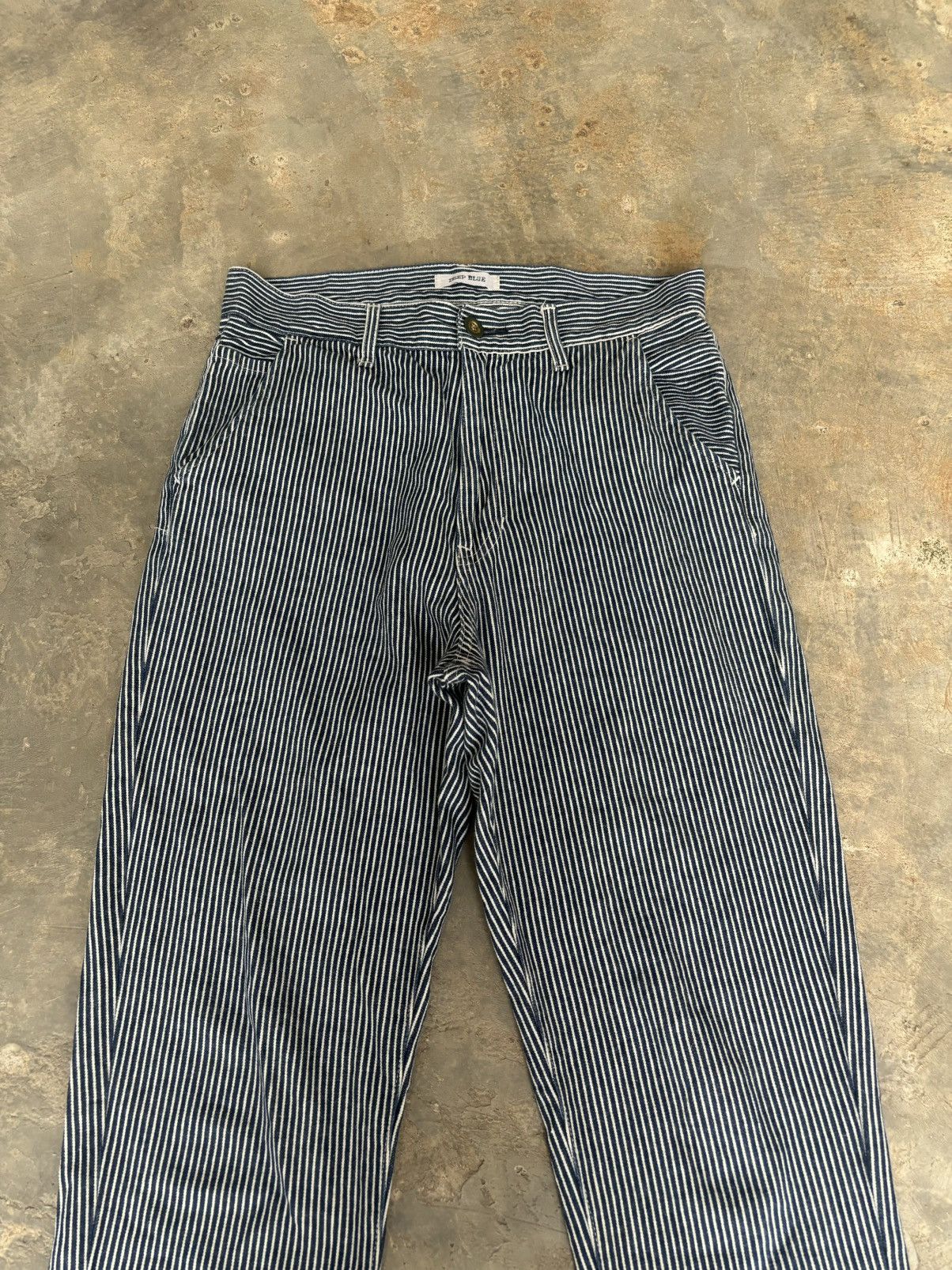 Other japanese Brand Deep Blue Stripe Pants Size US 29 - 4 Thumbnail