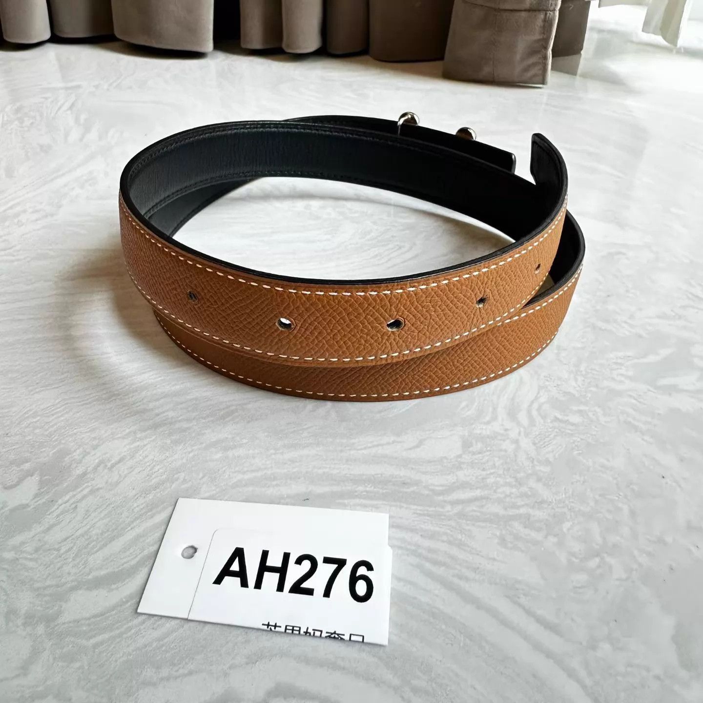 Hermes Hermès Reversible Belt Y-Stamp 80 Mint AH276 Size ONE SIZE - 6 Thumbnail