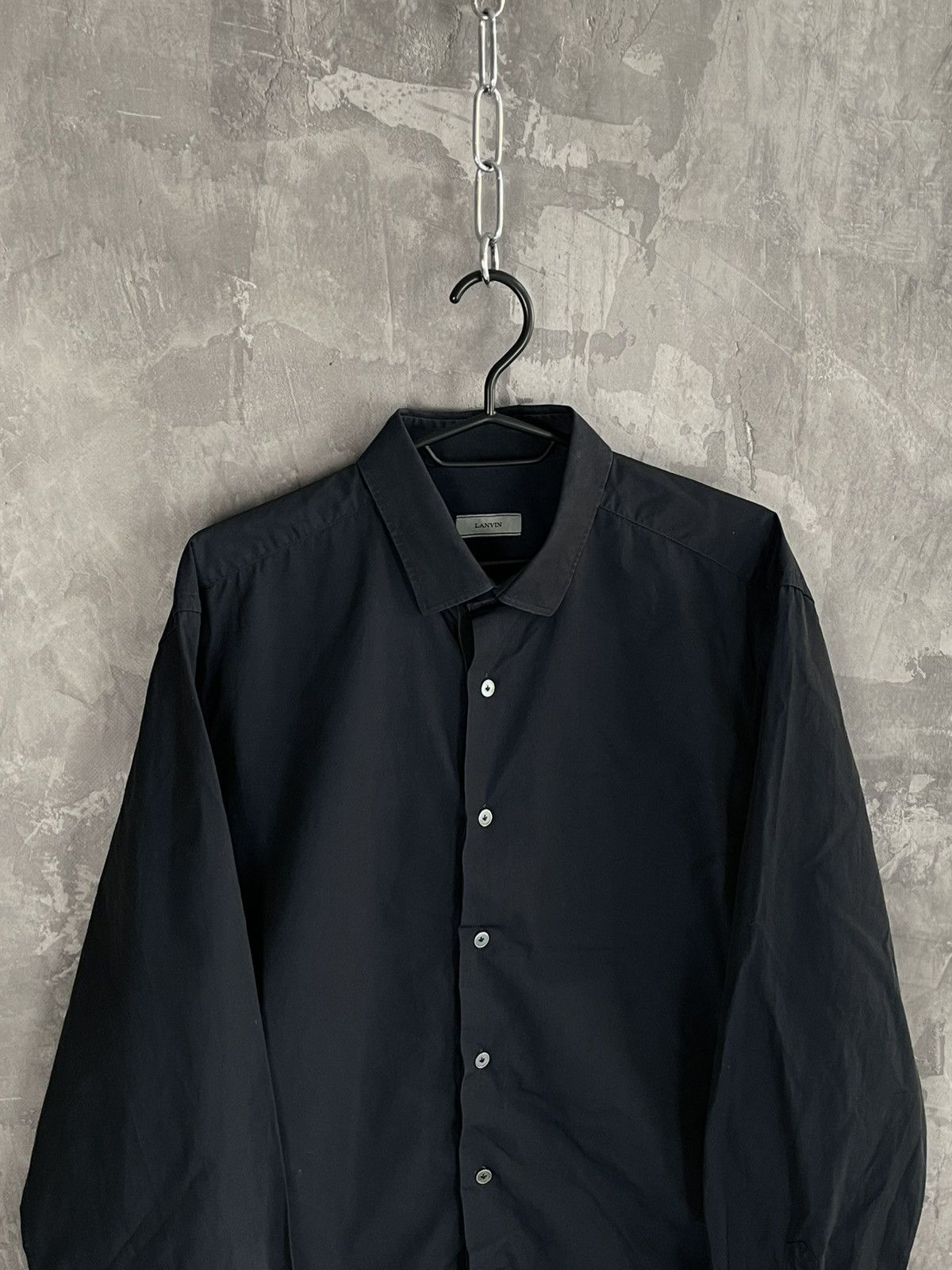 Lanvin × Vintage Lanvin Luxury Y2K Glamour Vintage Shirt Button Up Size US M / EU 48-50 / 2 - 7 Thumbnail