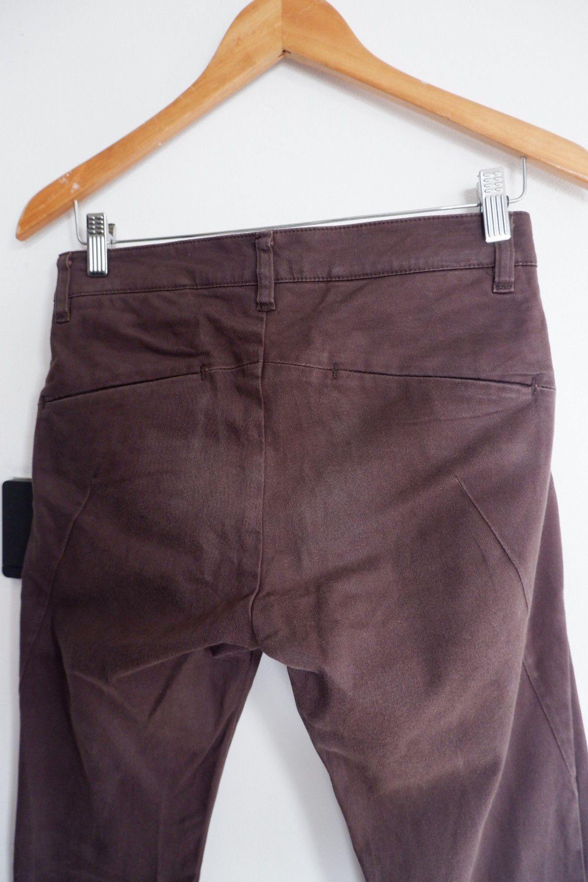 Kazuyuki Kumagai Attachment 2000s Kazuyuki Kumagai Attachment Curved Pants Size US 28 / EU 44 - 4 Thumbnail