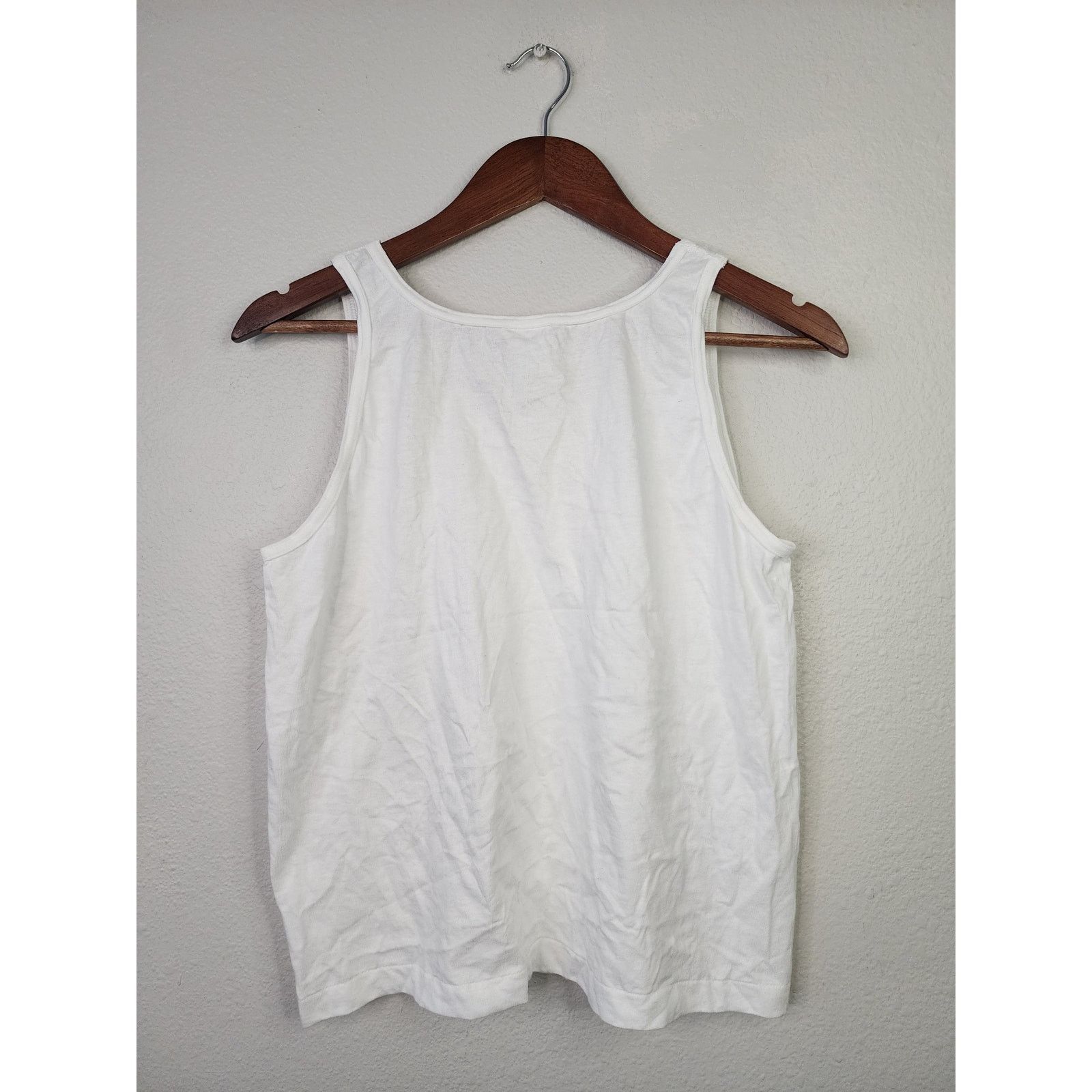 Signal Sport Vintage White Blank Sleeveless Shirt Tank Top VTG Large 90s Size L / US 10 / IT 46 - 5 Thumbnail