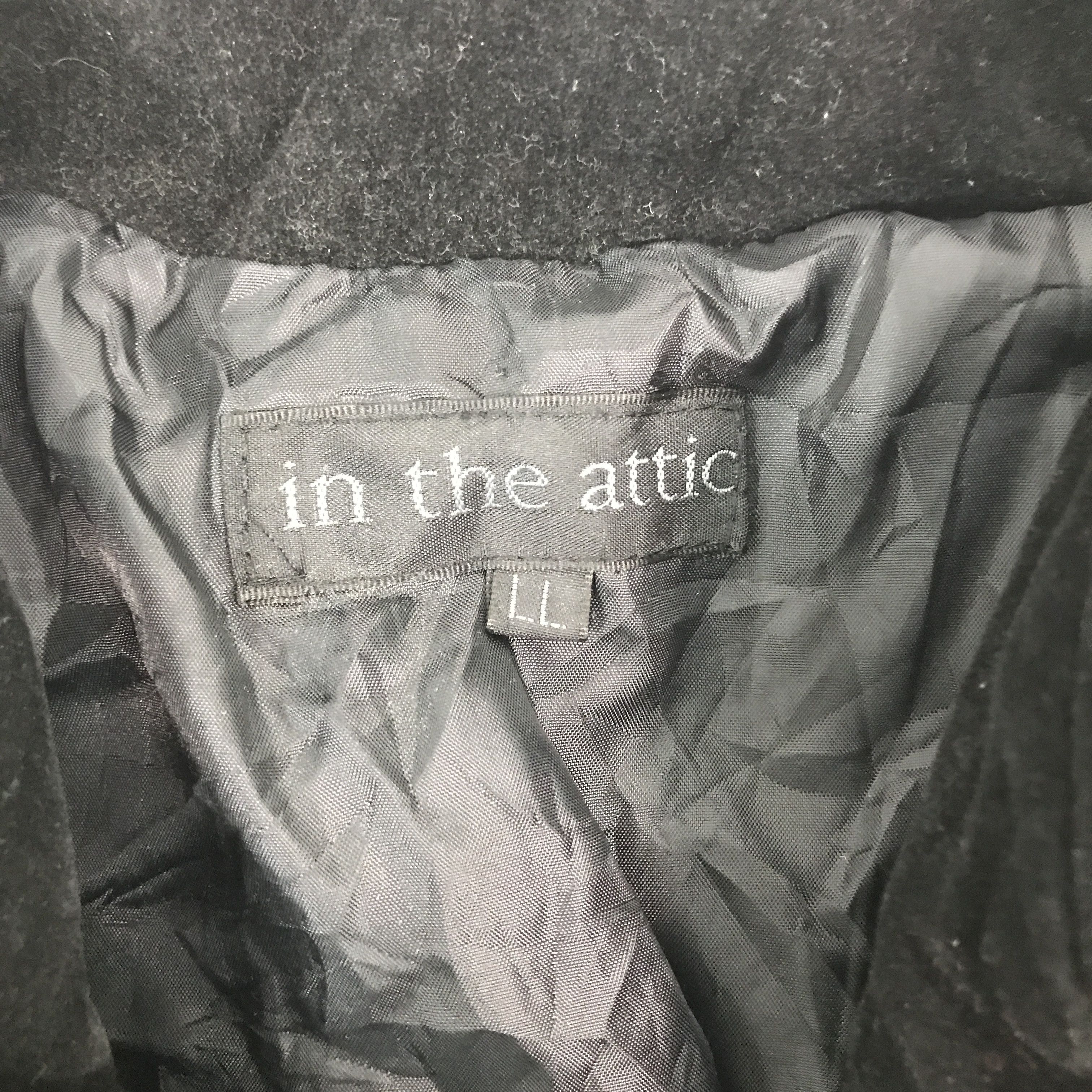 In The Attic × Japanese Brand In The Attic Japan Black Velvet design zipper Jacket Size US L / EU 52-54 / 3 - 9 Thumbnail