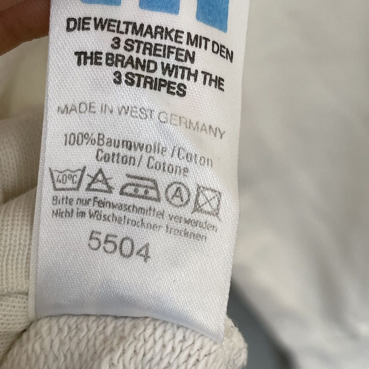 Adidas Vintage 80’s Adidas Stefan Edberg Sweatshirt Size US L / EU 52-54 / 3 - 9 Thumbnail