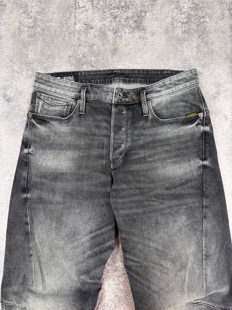 G-Star G-Star Raw Scutar 3D Slim Tapered Men Grey Denim Jeans Pants Size US 32 / EU 48 - 5 Thumbnail