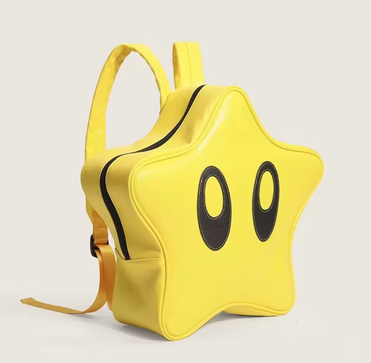 Other Cartoon Big Eyes Star Style Yellow Backpack Size ONE SIZE - 3 Thumbnail