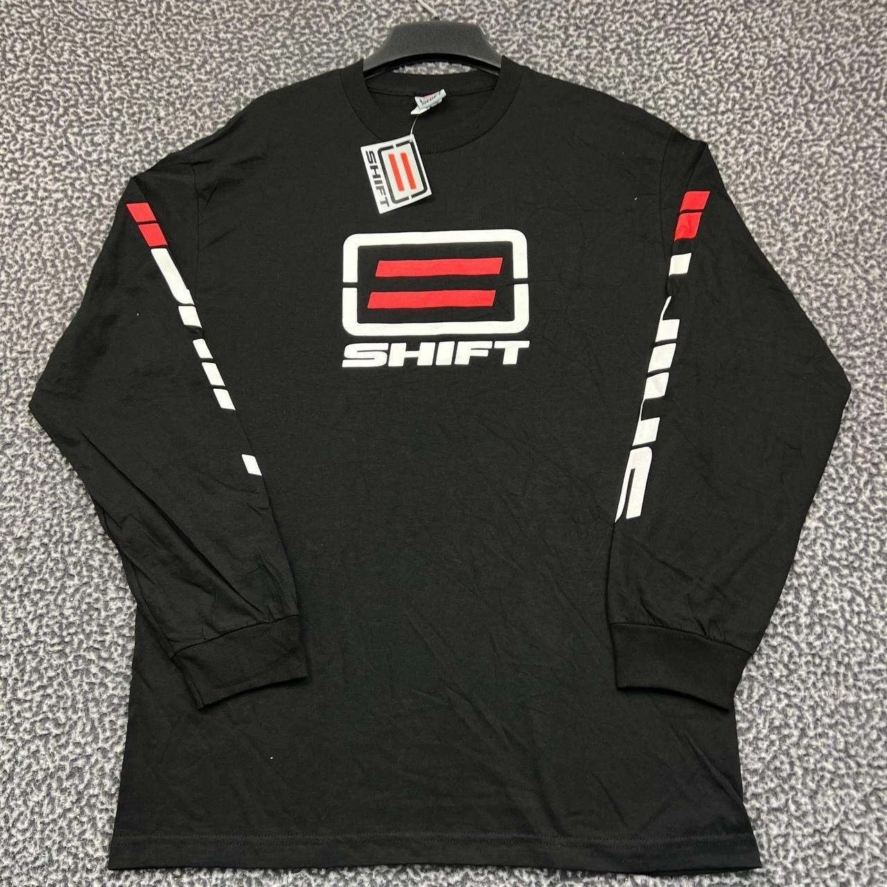 Other Vintage Shift Motocross Motorcycle Racing Shirt Men L Cotton Size US L / EU 52-54 / 3 - 1 Thumbnail