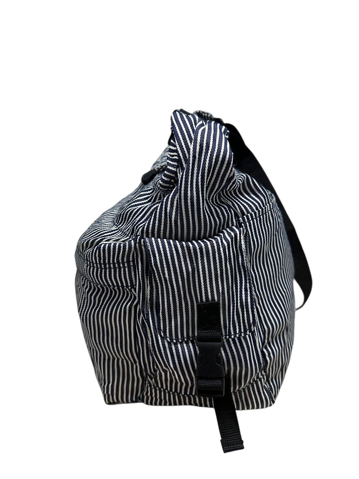 Japanese Brand Vintage 90s Outdoor Striped Railroad Crossbody Sling Bag Size ONE SIZE - 4 Thumbnail