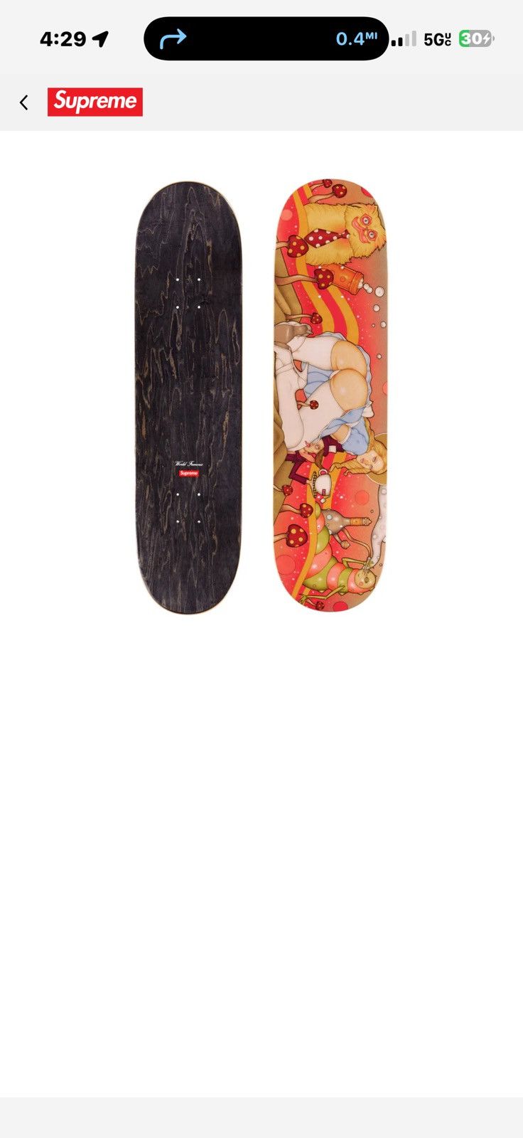 Supreme Supreme alice skateboard deck Size ONE SIZE - 1 Thumbnail