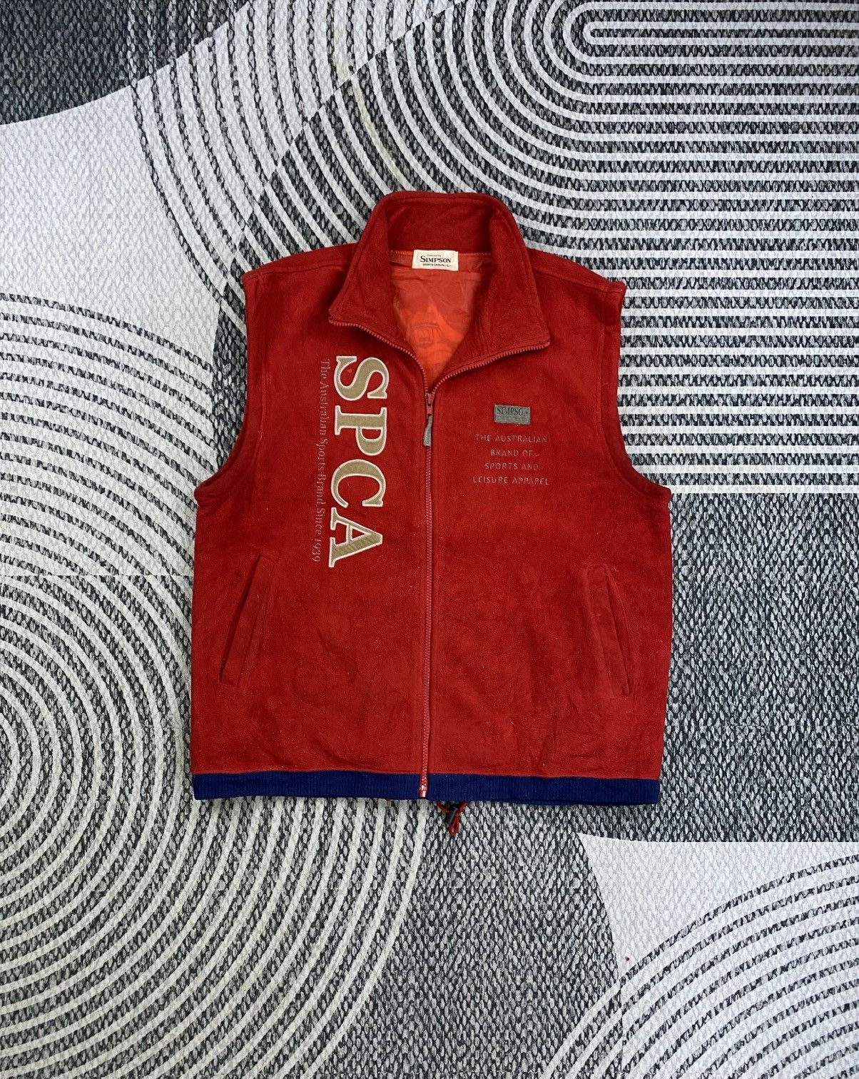 The Simpsons Vintage Simpson Sport Casual Big Logo Vest Zipper Size US M / EU 48-50 / 2 - 5 Thumbnail