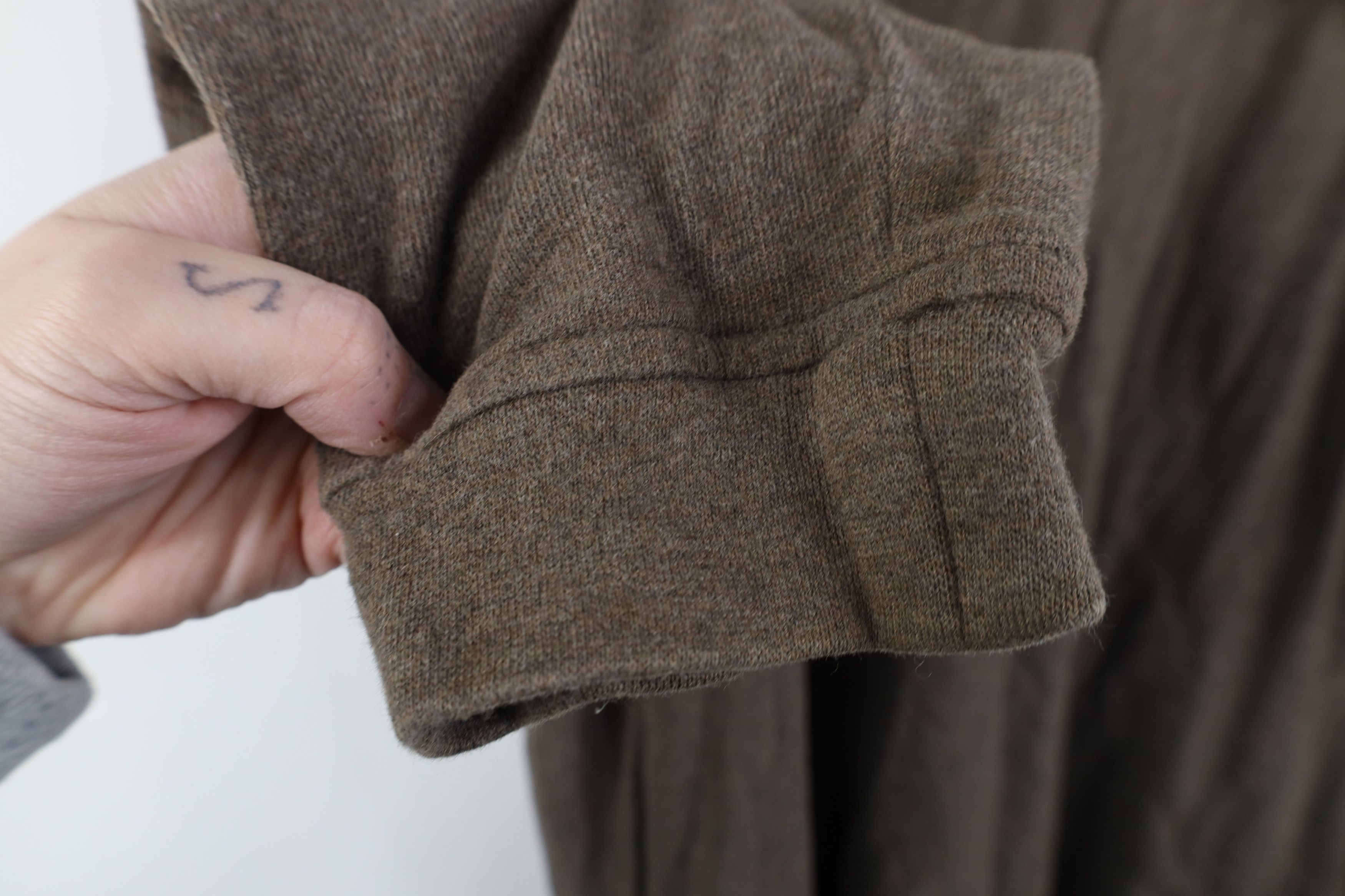 Eddie Bauer Vintage 90s Eddie Bauer Knit 1/4 Zip Collared Sweater Brown Size US M / EU 48-50 / 2 - 9 Thumbnail