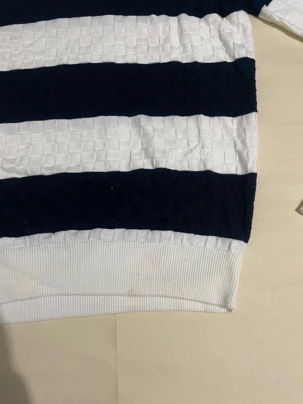 Lacoste Lacoste vintage striped V Neck Knitted Jumper Fr 2 xs Size US XS / EU 42 / 0 - 4 Thumbnail